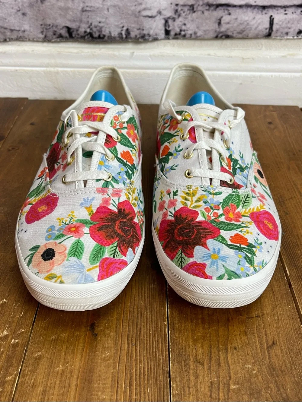 Keds x Rifle paper co Womens size 11 champion garden party canvas sneakers
